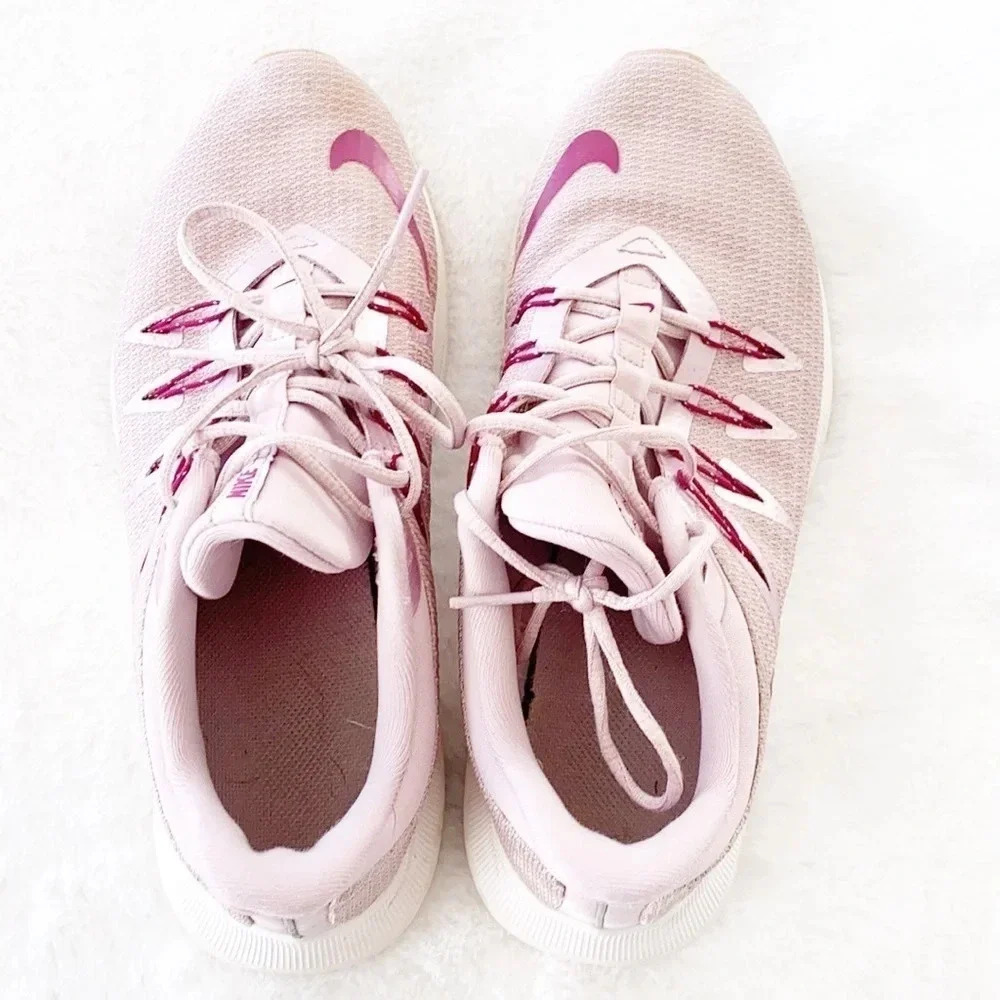 Nike Pink Quest Running Sneakers - Picture 7 of 11